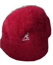 KANGOL Vintage Angora Mix Red Bucket Hat One ...