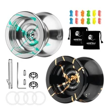 MAGICYOYO N11 Professional Unresponsive Yoyo Alloy Aluminum YoYo Ball with 2