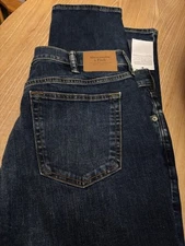 Abercrombie & Fitch Athletic Skinny Jeans Stretch Blue Men's 36x30 New Free Ship