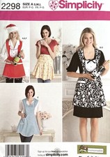 Simplicity Misses' Apron,Hat,Bottle Cozy Pattern 2298 Size S-L UNCUT