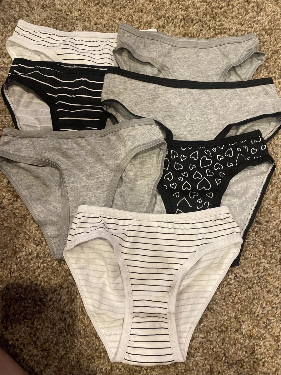 NWOT Girls Cat & Jack Lot of 7 Briefs Underwear Size 4