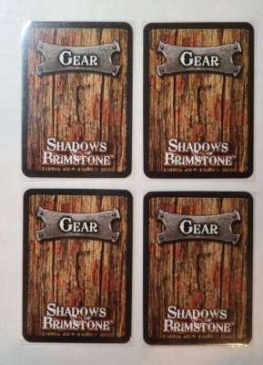 Shadows of Brimstone Kickstarter Promo Cards Outlaw Pistol, Bandana, Tonic  Chest | eBay