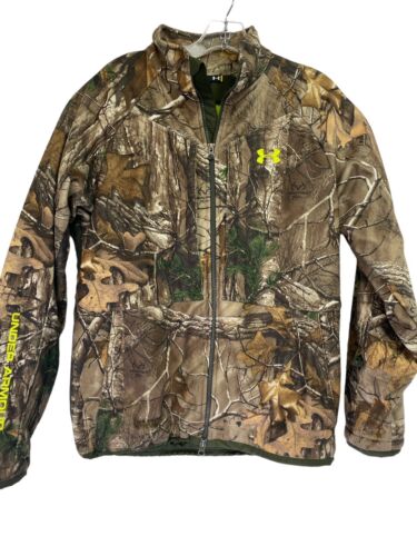 Under Armour /Real Tree Camo Sz Medium Scent Control Softshell Jacket - Picture 1 of 7