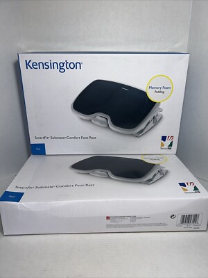 2) Kensington Solemate Comfort Footrest SmartFit Memory Foam K56144USF *2-Pack*