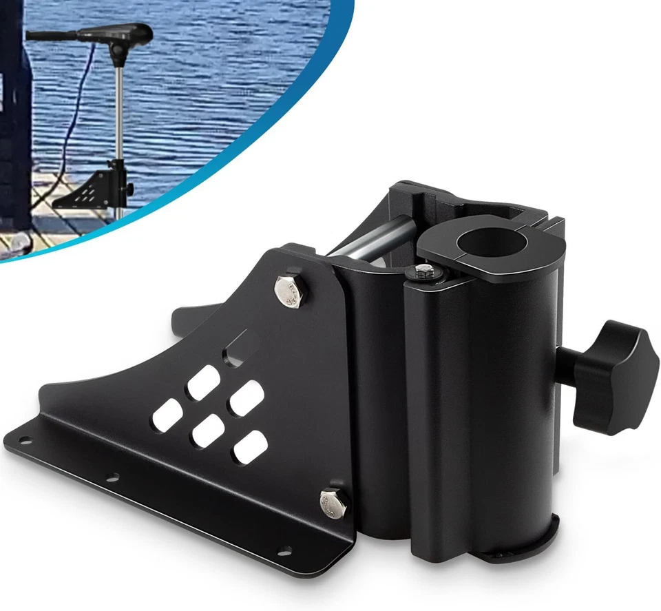 Universal Trolling Motor Deck Mount Bracket for Newport Vessels Pontoon Motor - Image 3 of 4