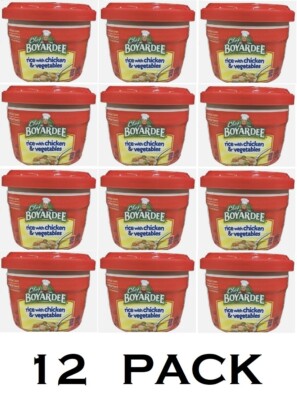 12x Chef Boyardee RICE With CHICKEN & VEGETABLES 7.5 Oz 12 PACK