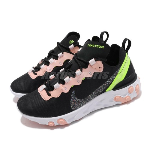 nike react element womens black