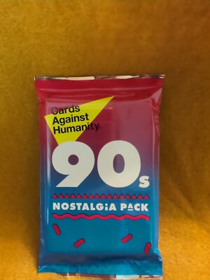 Cards Against Humanity 90s Nostalgia Red And Blue Pack Expansion Sealed New 