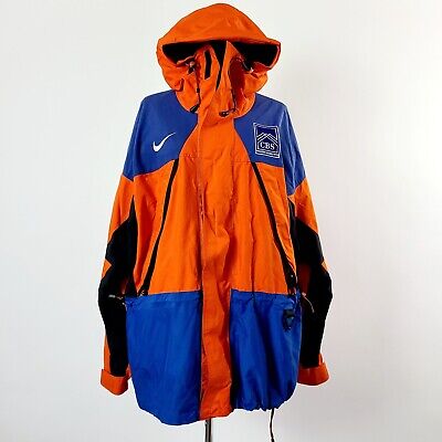 VTG 1998 NIKE ACG CBS WINTER GAMES Orange BLUE STORM FIT VTG 1998 NIKE ACG CBS WINTER GAMES Orange BLUE STORM FIT
