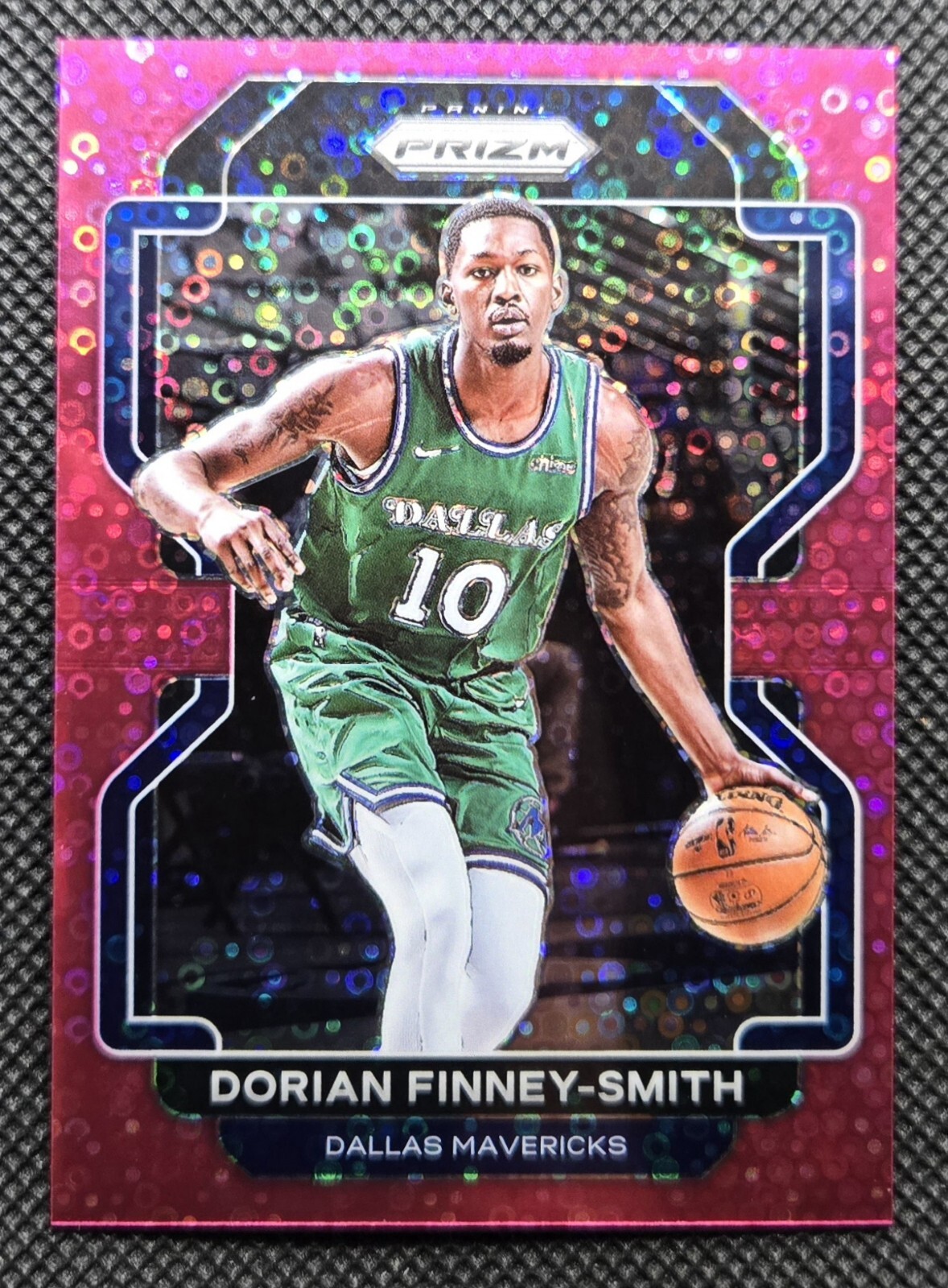2021-22 Panini Prizm - Dorian Finney-Smith #208 Pink Fast Break Prizm /50