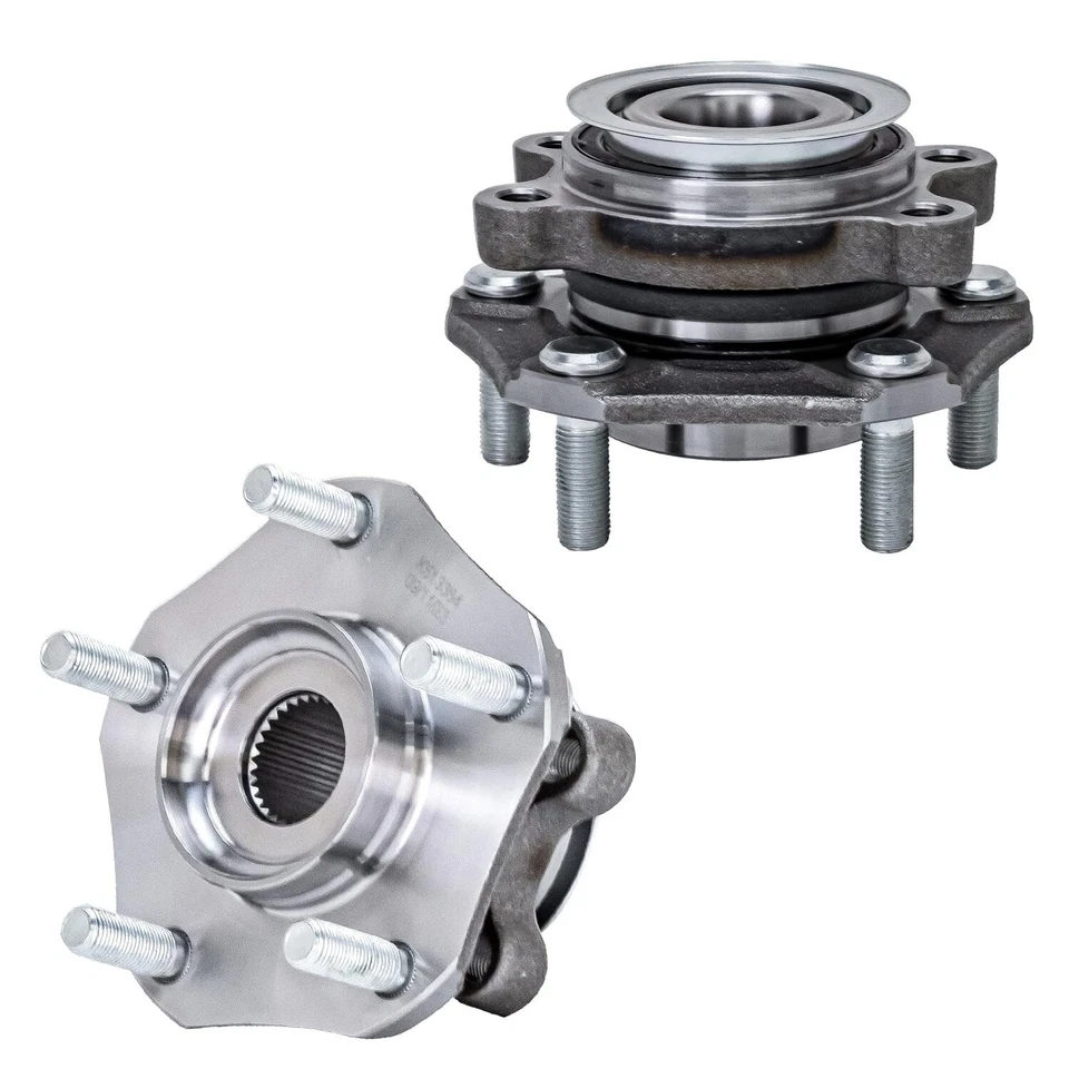 Front Rear Wheel Bearing Hubs for Chevy City Express Nissan Leaf Sentra NV200 - Image 3 of 4