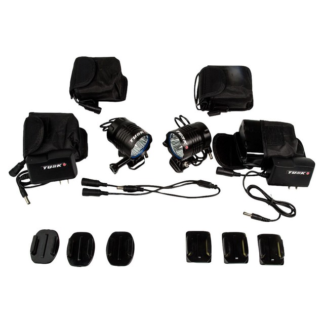 Tusk LED Helmet Light Kit 2 Lights 4 