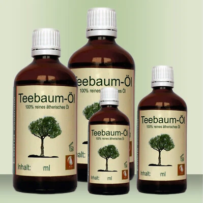ESANA Teebaum-Öl 250, 500, 1000 ml, 100% reines ätherisches Teebaum-Öl