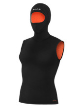 Ultrawarmth Hooded Vest for Men - Black, Size ML - Dive Hoods and Vests