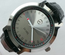 Mercedes Benz 24 Hour Dial Military Time Classic Business Sport Accessory Watch