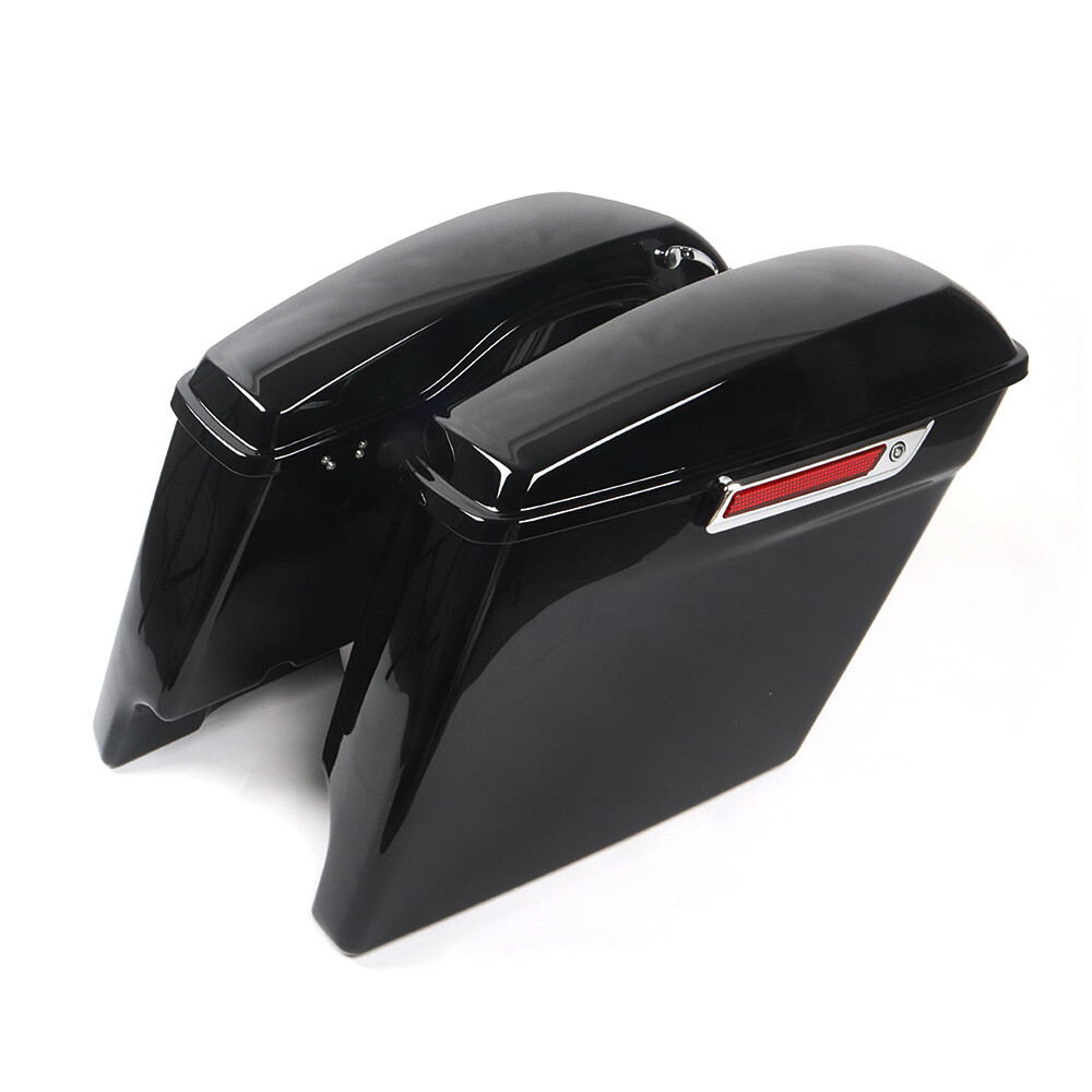 Extend Hard Saddlebag w Lids One Touch Hinge Lock for H-D Touring