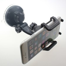Car Mount Windshield Holder Glass Cradle Rotating Dock Suction for Smartphones