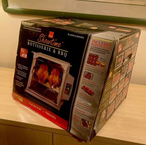 Ronco Showtime Platinum Model 5000 - Professional Rotisserie & BBQ MANY EXTRAS