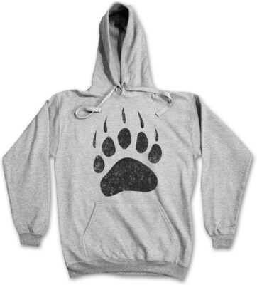 BEAR PAW HOODIE Hunter Hunt Hunting Hillbilly Redneck Rednecks Hillbillies