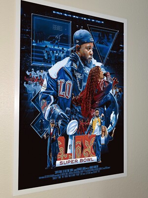 Kendrick Lamar Live At The Super Bowl LIX Halftime Show 2025 Poster