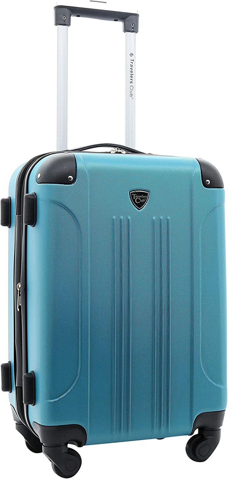 Teal 5-Piece Chicago Hardside Expandable Spinner Luggage Set