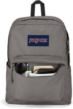 JanSport Superbreak Plus Backpack Work Travel Laptop Bookbag Water Bottle Pocket