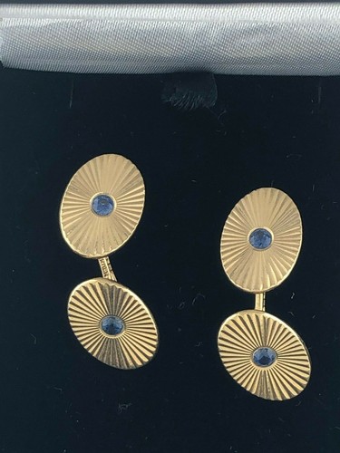 Vintage Cartier 14k Yellow Gold Oval 