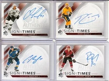  2017-18 SP Authentic Sign of the Times #SOTTRE Ryan Ellis AUTO