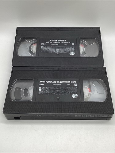 Harry Potter VHS Chamber of Secrets & The Sorcerer’s Stone LOT - Picture 4 of 5