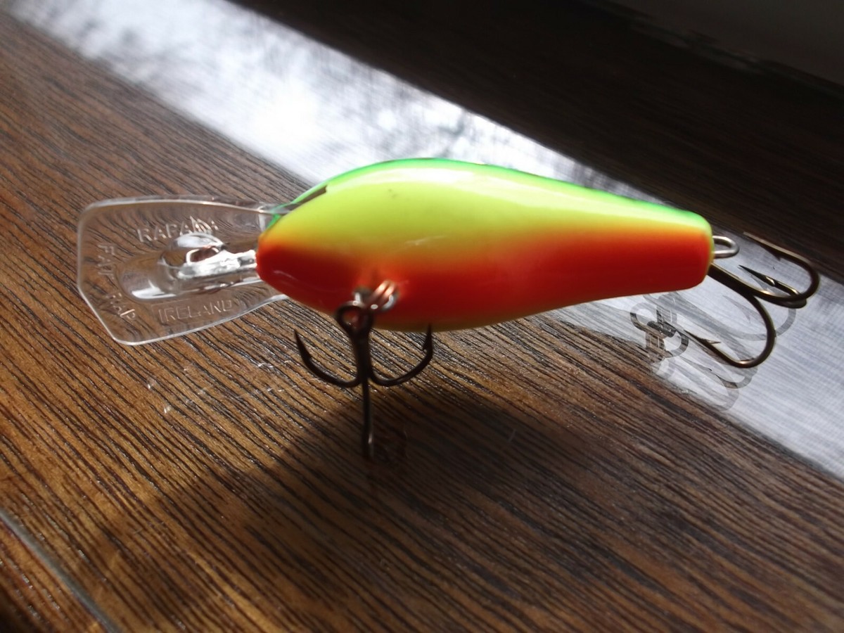 Difficile à Trouver Rapala Rattlin Fat Rap, RFR-5,FT, Fire