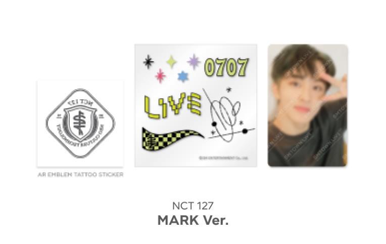 NCT 127 SMTOWN LIVE 2022 SMCU EXPRESS @ SUWON MD AR TATTOO STICKER