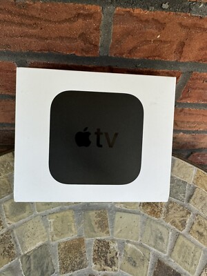 Apple TV Empty Box Only Black Model MR912LL/A Stickers No