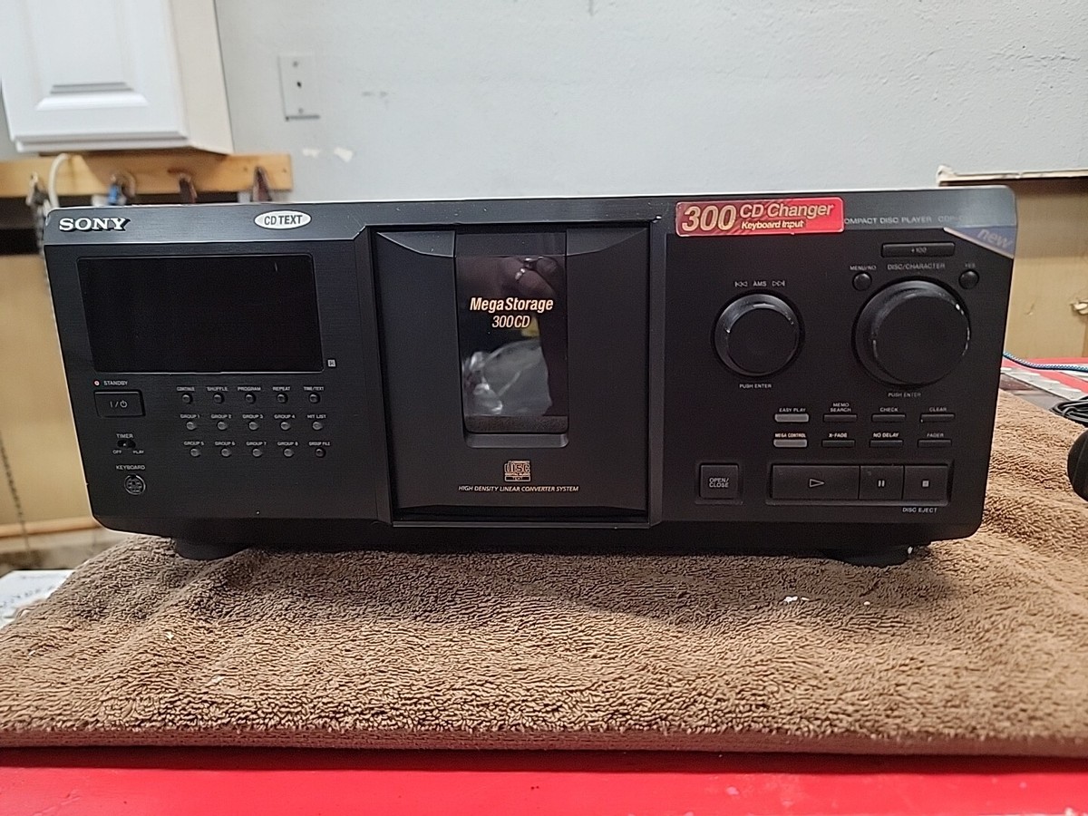 Sony CDP-CX300 MEGA Storage 300 Disc CD Player Changer - *Parts