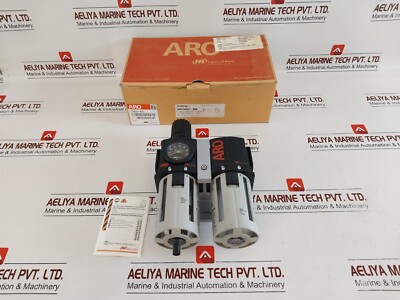 Aro c38351-600 filter regulator lubricator f/r+l combo 3/4''