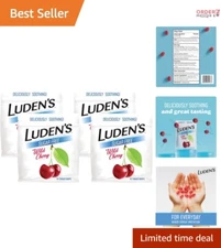 Deliciously Soothing Luden's Wild Cherry Throat Drops - 75 Count (Pack of 4)