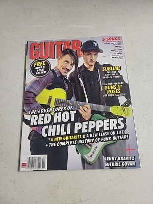Guitar World Magazine Oct 2011 Red Hot Chili Peppers, GNR