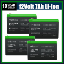 LiFePO4 Lithium Battery 12V 100Ah 200Ah 7Ah Deep Cycle for Solar Off-grid lot