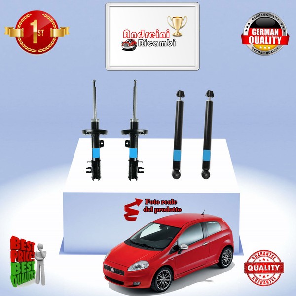 KIT 4 StoßDÄMpfer Vorn + Hinten Fiat Punto EVO 1.4 55KW 75PS 2009 -> A39-image