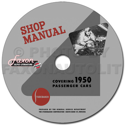1950 Studebaker Auto Shop Manuell CD Champion Commander Land Cruiser Regal