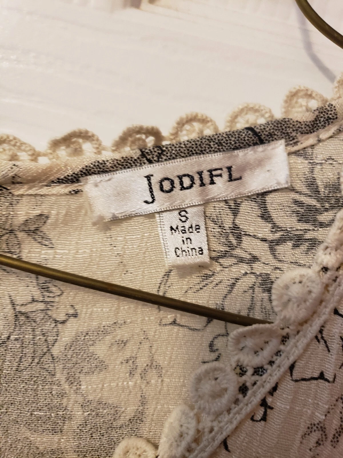 OFF WHITE Abito Jodifl bianco sporco stampa floreale taglia small vestito estivo super carino (24)