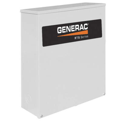 GENERAC RTSN200K3 Auto Trns Swtch,3Ø200A,277/480V AC,45kW 3HFD9