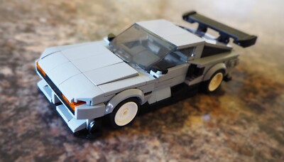 N Vision 74 Sportwagen Ziegel Modell MOC - 450 Stück, 8 Noppen breit