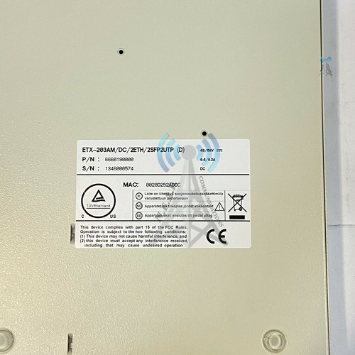RAD,ETX-203AM/DC/2ETH/2SFP2UTP,6660190000, Ethernet Demarcation Device *RH031220 - Picture 5 of 7