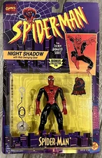 ToyBiz: Night Shadow Spider-Man Action Figure (1995) Mint New