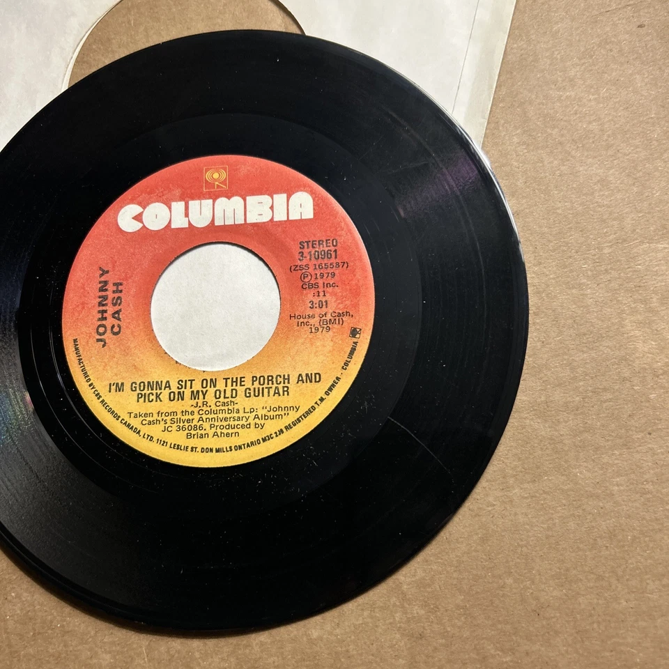 Johnny Cash Ghost Riders In The Sky/I'm Gonna Sit Down On Porch And Pick On 45 Foto 4 de 4