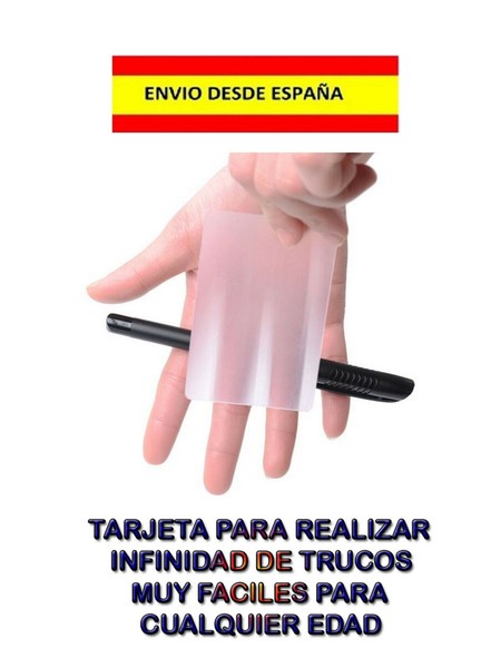 TRUCOS DE MAGIA JUGUETE ILUSIONISMO MAGOS DIVERSI�N FIESTAS DESAPARECE TARJETA
