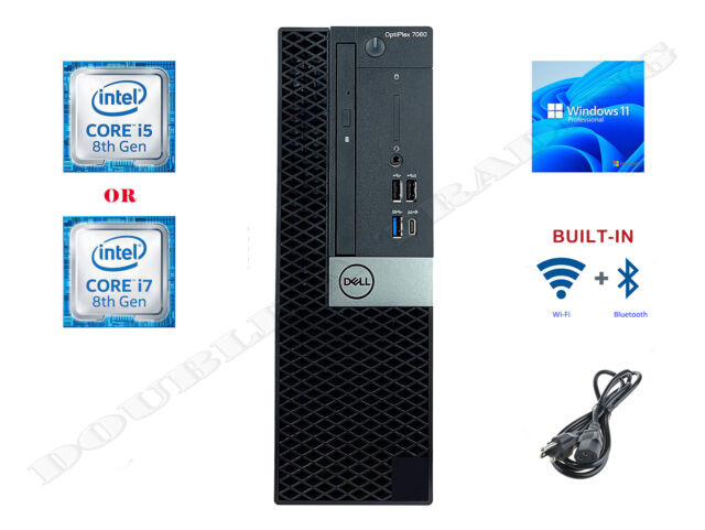 Dell OptiPlex 7060 SFF i5-8500/i7-8700 +up to 64GB RAM &2TB SSD &6TB HD &WiFi+BT