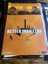 BETTER THAN EZRA Rare 2005 PROMO POSTER for Robots CD USA 11x17 NEVER DISPLAYED