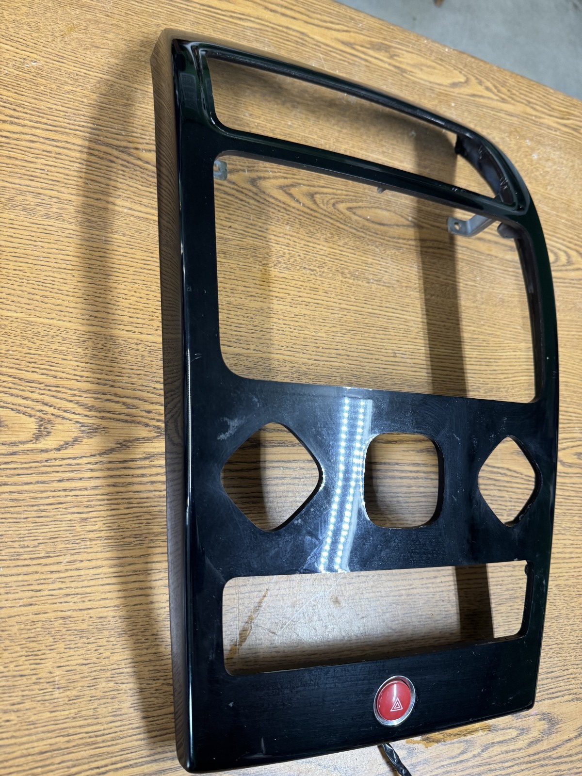 2003-2008 Maserati Quattroporte Dash Radio AC Console Bezel Trim Panel Black OEM