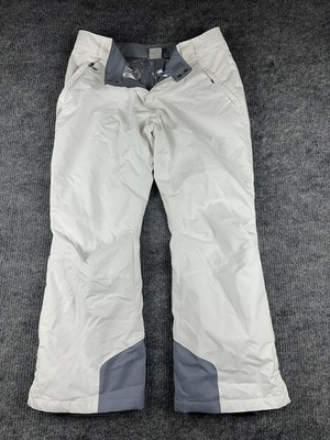 Columbia Snow Pants Womens XL White Arctic Trip Omni Heat Omni Tech Ski 38x31